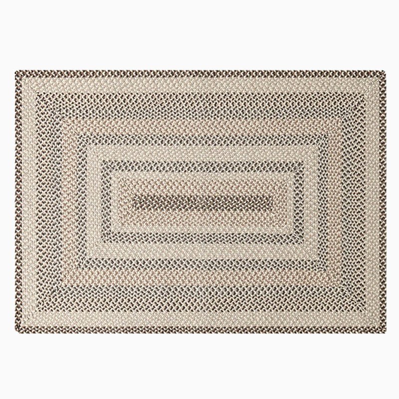 Wool Braided Area Rug - Houseoon