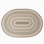 Wool Braided Area Rug - Houseoon