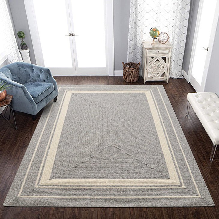 Wool Braided Handmade Rug - Houseoon